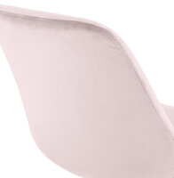 Maysun - Eetkamerstoel - JODI Roze - Zwart