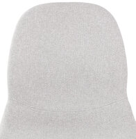 Maysun - Eetkamerstoel - SILLA Lichtgrijs - Chroom