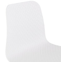 Maysun - Eetkamerstoel - BECKY Wit - Zwart