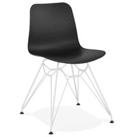 Maysun - Eetkamerstoel - FINE Zwart - Wit