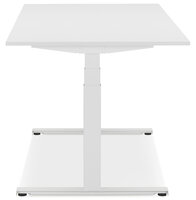 Maysun - Elektrisch Zit-Sta Bureau - DUNCAN Wit - Wit 160x80cm