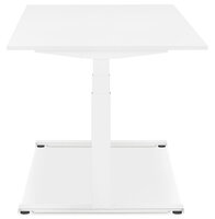 Maysun - Elektrisch Zit-Sta Bureau - DUNCAN Wit - Wit 140x70cm