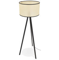 Maysun - Vloerlamp - ARIZONA Naturel - Zwart
