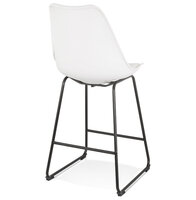 Maysun - Design Barkruk - PAULIEN MINI Wit - Zwart