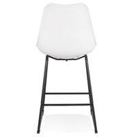 Maysun - Design Barkruk - PAULIEN MINI Wit - Zwart