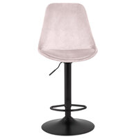 Maysun - Design Barkruk - ASTRID Roze - Zwart