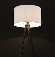 Maysun - Vloerlamp - SAN ANTONIO Wit - Zwart