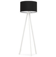 Maysun - Vloerlamp - SAN ANTONIO Zwart - Wit