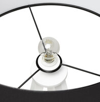 Maysun - Vloerlamp - SAN ANTONIO Zwart - Wit