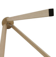 Maysun - Vloerlamp - SAN ANTONIO Zwart - Naturel