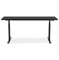 Maysun - Elektrisch Zit-Sta Bureau - COMFORT Zwart - Zwart 180x90cm