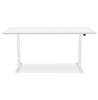 Maysun - Elektrisch Zit-Sta Bureau - COMFORT Wit - Wit 150x70cm