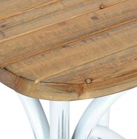 Maysun - Design Barkruk - NOLA Walnoot - Wit