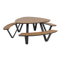 Outdoor Living - Picknickset Arezzo driehoek