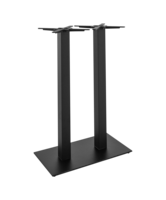 Maysun Gastro - Tafelonderstel PRATO 30 DOUBLE BAR - H108 - 40X75 - Zwart
