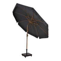 Outdoor Living - Parasol Libra houtlook grijs &Oslash;3mtr