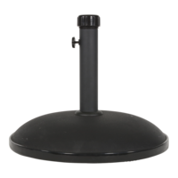 Outdoor Living - Parasolvoet rond beton 30kg zwart