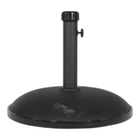 Outdoor Living - Parasolvoet rond beton 30kg zwart