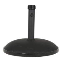 Outdoor Living - Parasolvoet rond beton 30kg zwart