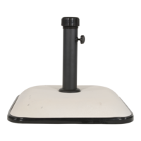 Outdoor Living - Parasolvoet vierkant beton 25kg beigewit