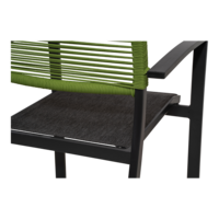 Outdoor Living - Stapelstoel Vito Rope groen