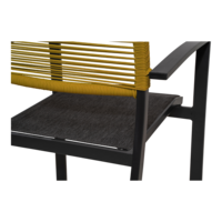 Outdoor Living - Stapelstoel Vito Rope geel