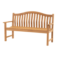 Outdoor Living - Tuinbank teak Ergo 158,5cm