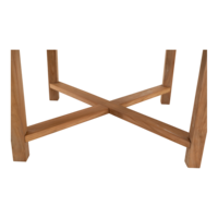 Outdoor Living - Tafel teak &oslash;180x75cm