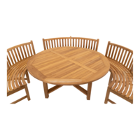 Outdoor Living - Bank teak Round 200cm