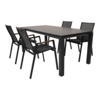 i.c.m Outdoor Living - Tafel Monaco Negro 180x90cm
