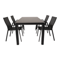 i.c.m. Outdoor Living - Tafel Monaco Negro 180x90cm