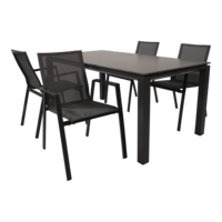 i.c.m. Outdoor Living - Tafel Monaco Negro 180x90cm