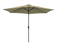 Outdoor Living - Parasol Gemini Olijfgroen &Oslash;3mtr