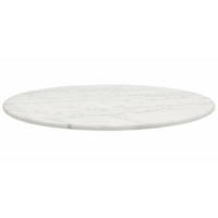 Outdoor Living - Tafel marmer wit &Oslash;80cm
