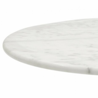 Outdoor Living - Tafel marmer wit &Oslash;80cm