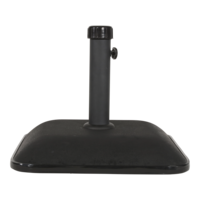 Outdoor Living - Parasolvoet vierkant beton 25kg zwart