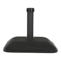 Outdoor Living - Parasolvoet vierkant beton 25kg zwart