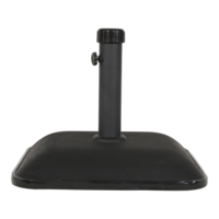 Outdoor Living - Parasolvoet vierkant beton 25kg zwart