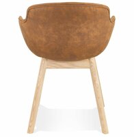 Maysun - Design Stoel - RUPERT Bruin - Naturel