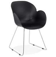 Designstoel NEGO&#039; in zwarte kunststof