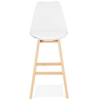 Barkruk CAMILA&#039; wit Scandinavische stijl