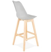 Barkruk CAMILA&#039; grijs Scandinavische stijl
