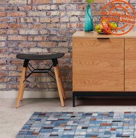 Design lage kruk &#039;ALADIN&#039; wit Scandinavische stijl