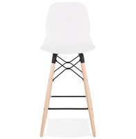 Halfhoge kruk &#039;COSMIK MINI&#039; wit Scandinavische stijl