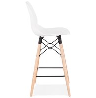Halfhoge kruk &#039;COSMIK MINI&#039; wit Scandinavische stijl