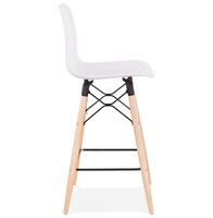 Halfhoge kruk &#039;MOZAIK MINI&#039; wit Scandinavische stijl
