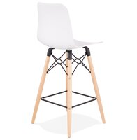 Halfhoge kruk &#039;MOZAIK MINI&#039; wit Scandinavische stijl