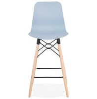 Halfhoge kruk &#039;MOZAIK MINI&#039; blauw Scandinavische stijl