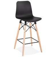 Halfhoge kruk &#039;MOZAIK MINI&#039; zwart Scandinavische stijl