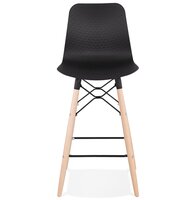 Halfhoge kruk &#039;MOZAIK MINI&#039; zwart Scandinavische stijl